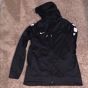 nike team elite stripe full zip hoodie